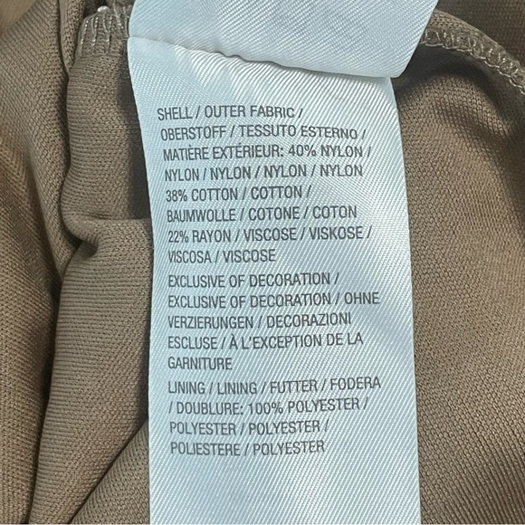 Isaac Mizrahi dress 1X sleeveless lined lace dress in mocha side zip eyelash hem - Picture 15 of 16